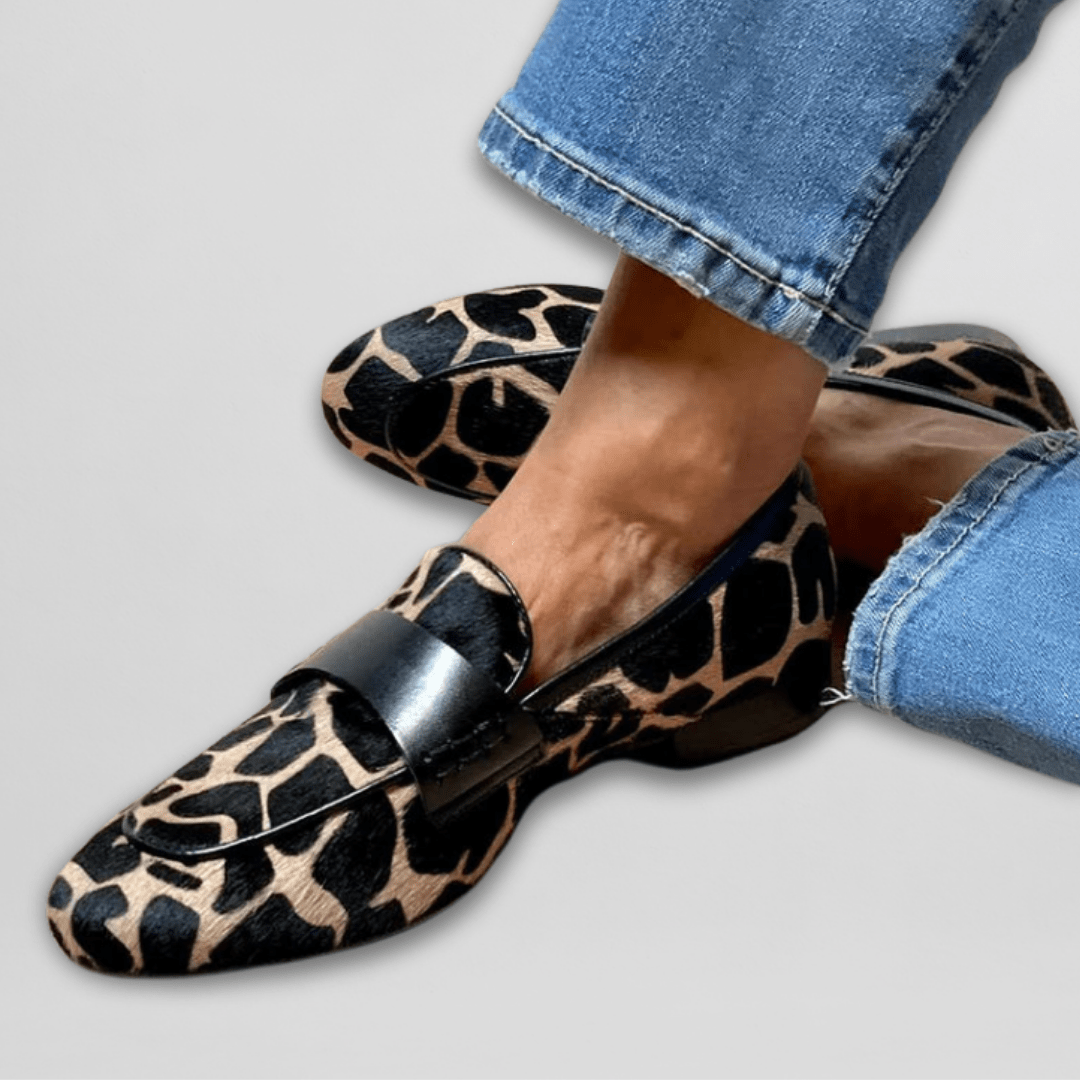 Noemi | Mocasines de estampado animal