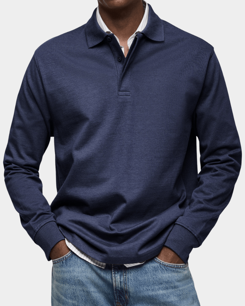 Vicente | Polo de lente cómoda con manga larga