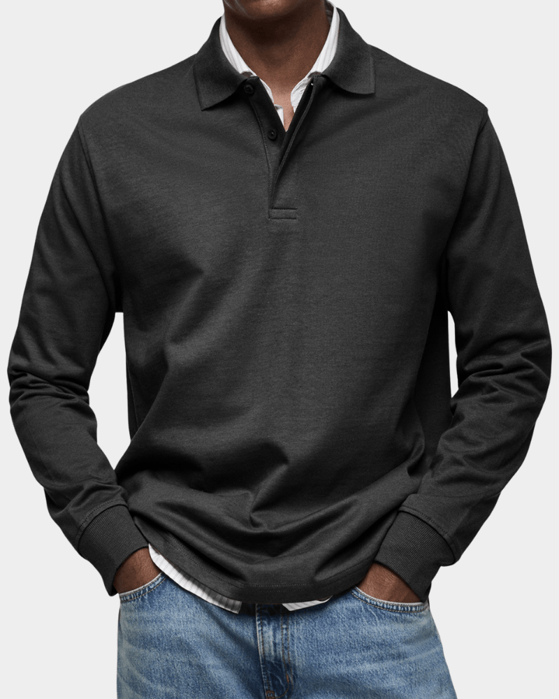 Vicente | Polo de lente cómoda con manga larga