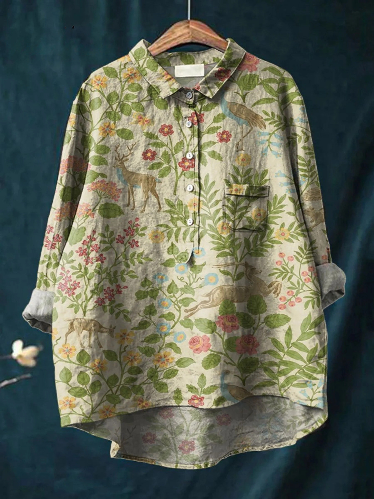 Georgia - Camiseta Floral Ligera