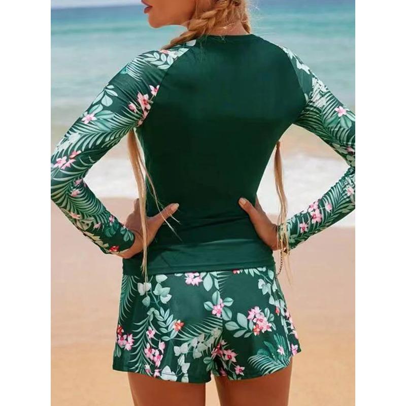 Noa | Traje de baño de dos piezas con mangas largas para surf