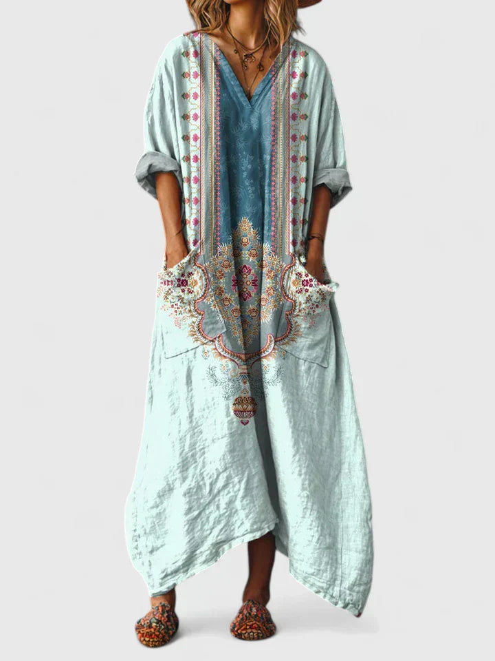 Marinthe – Vestido con escote en V