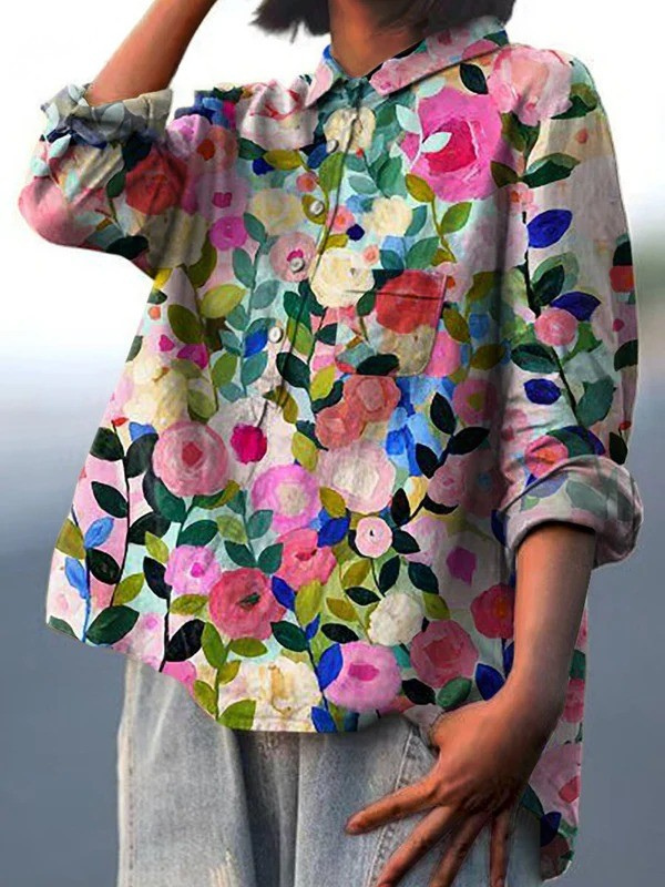 Leah - Camisa Casual Primavera