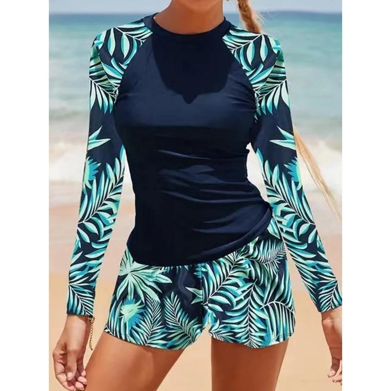 Noa | Traje de baño de dos piezas con mangas largas para surf