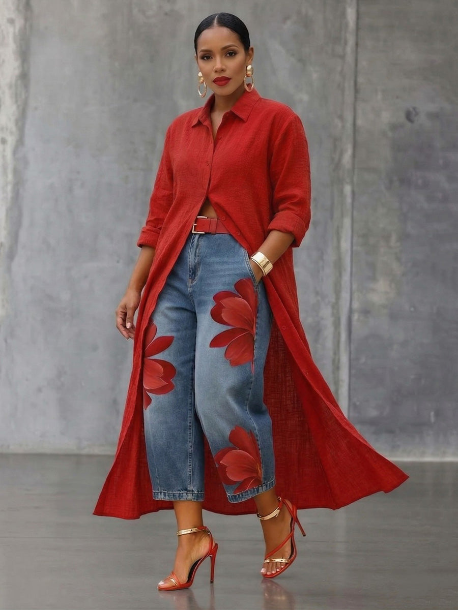 Beatrix | Elegante jeans de corte holgado