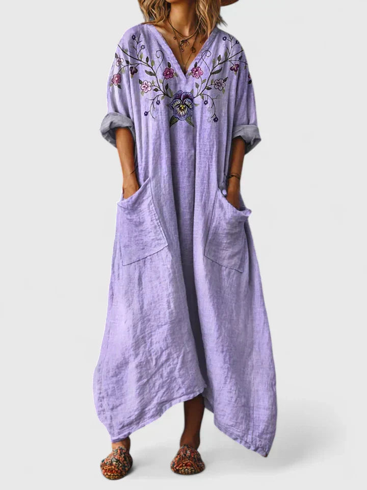 Marinthe – Vestido con escote en V