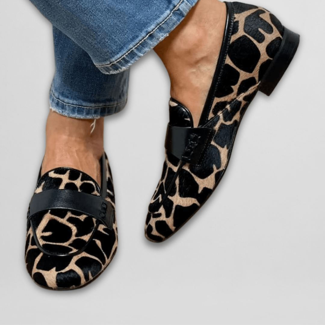 Noemi | Mocasines de estampado animal
