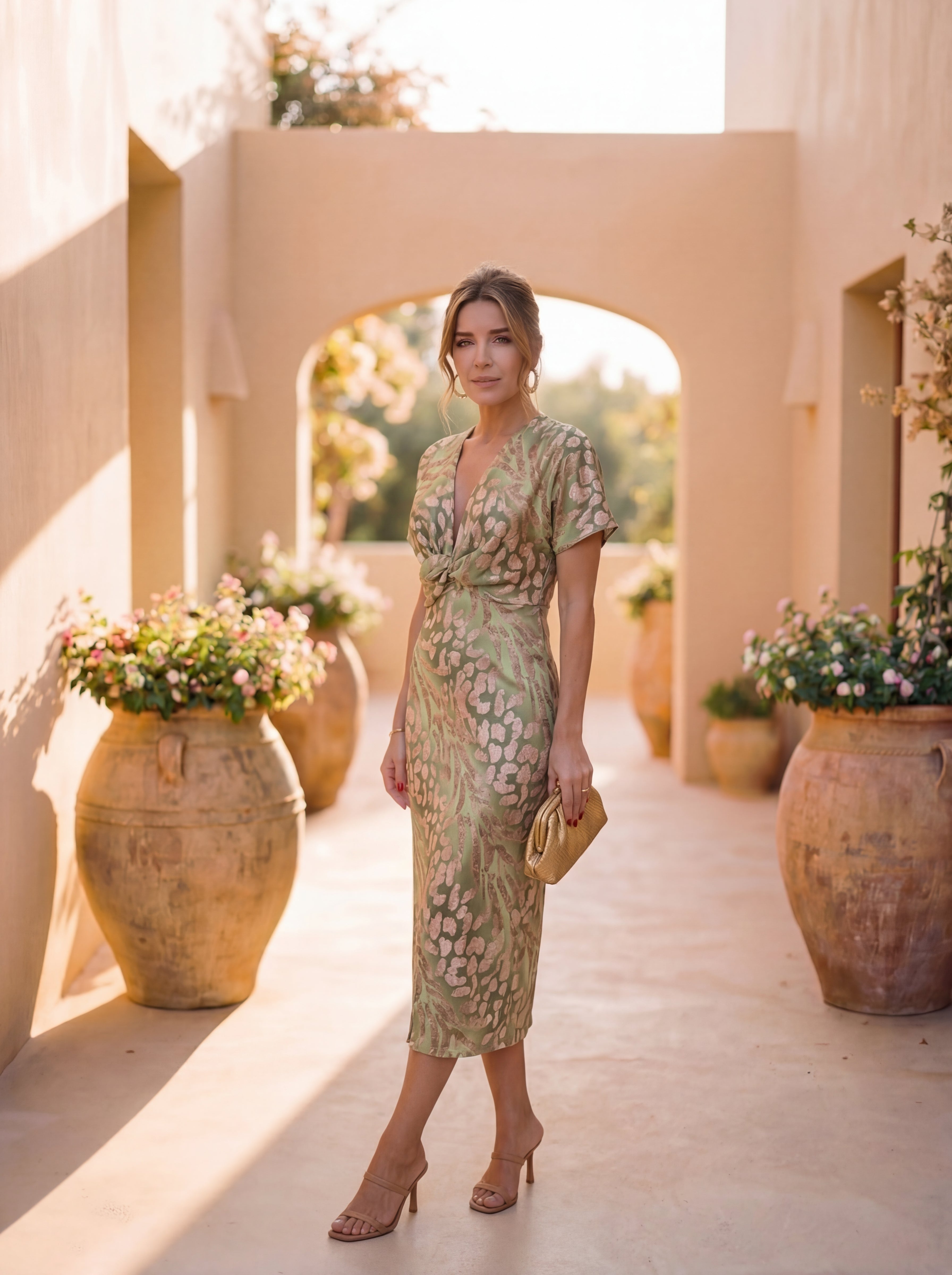 Elegancia atemporal con el vestido Calandra