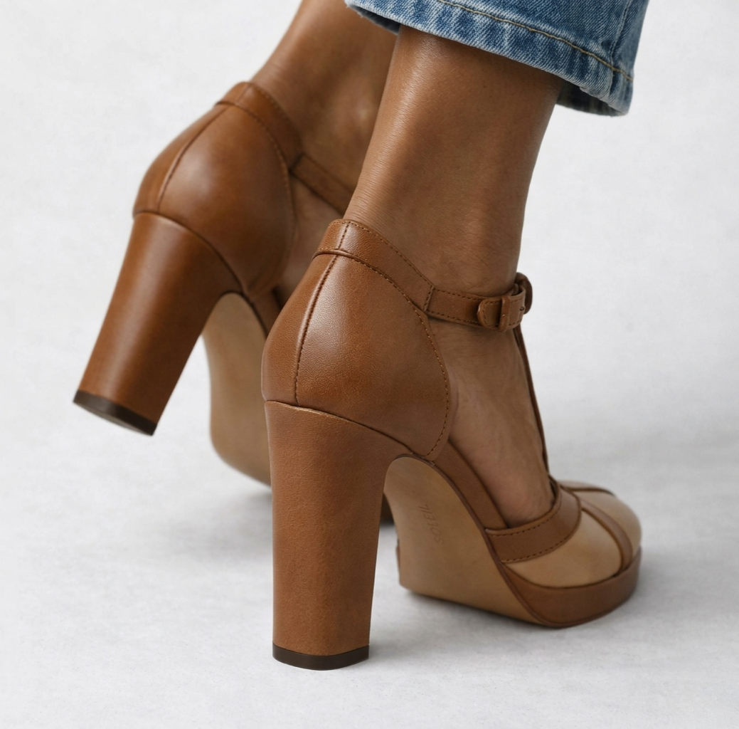 Maëlyne™ — Zapatos de tacón retro elegancia con soporte ergonómico