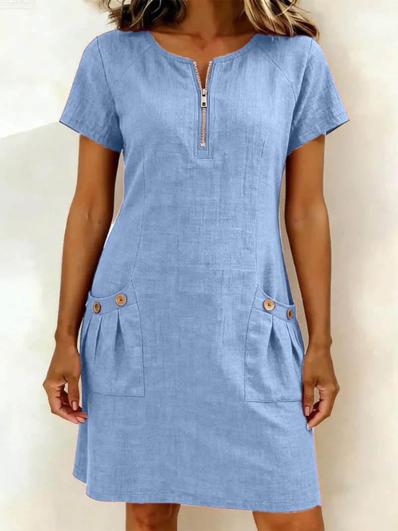 Rosalie – Vestido con detalle de cremallera