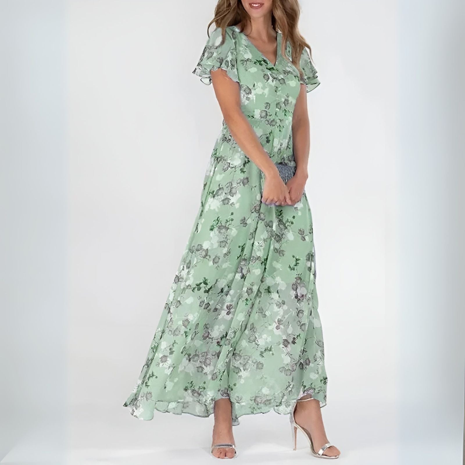 Audrey | Vestido de Lujo que Disimula el Abdomen