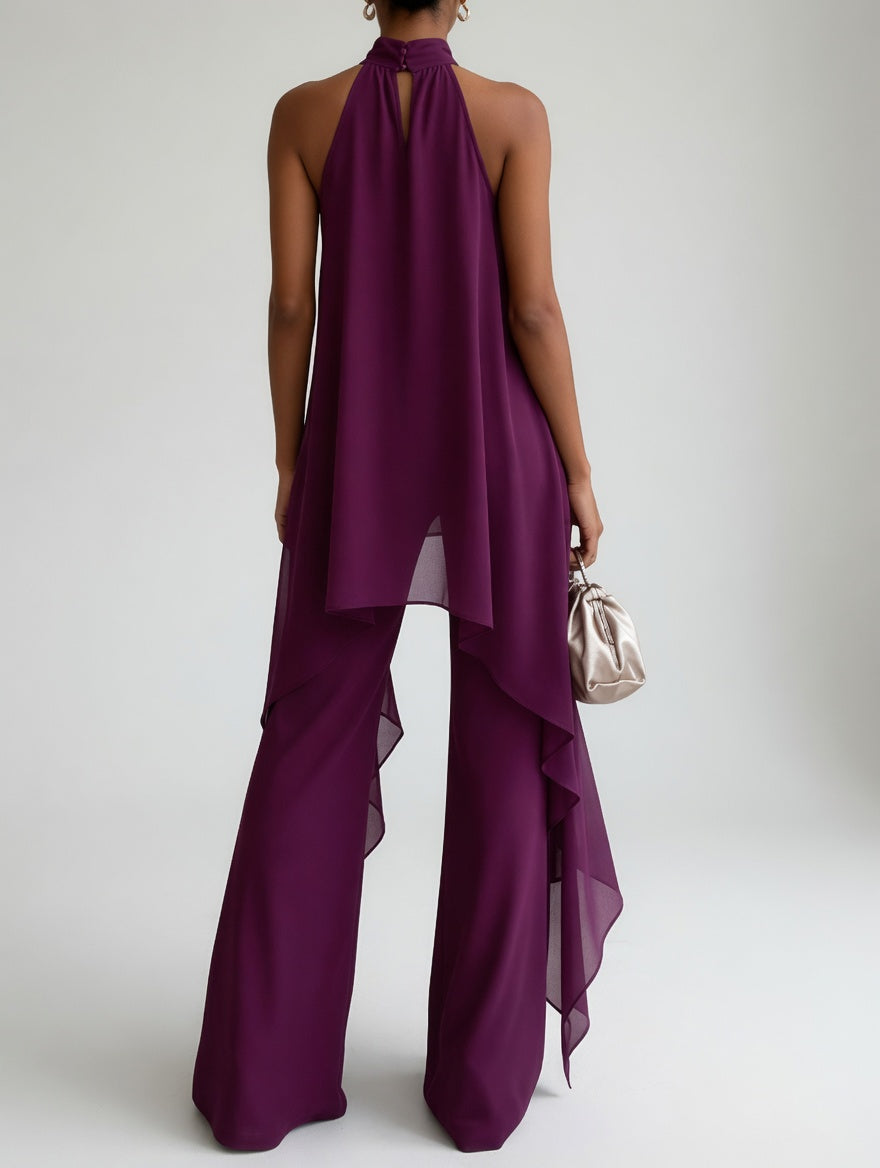 Thaïs™ — Conjunto halter fluido de sofisticación audaz