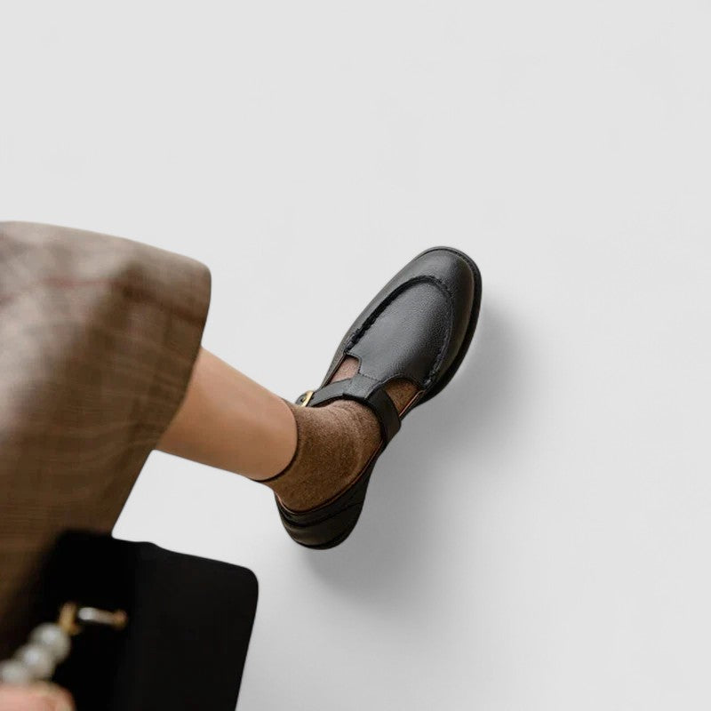 Avery™ – Zapatos ortopédicos con punta cuadrada y tipo Mary Jane