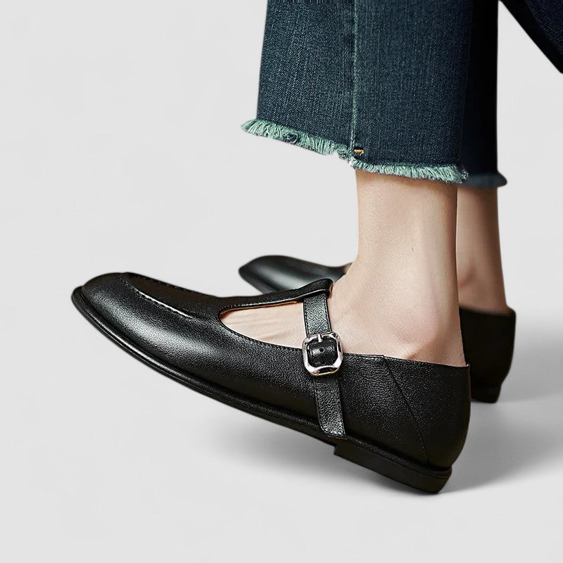Kamila™ – Zapatos ortopédicos tipo Mary Jane con tacón bajo