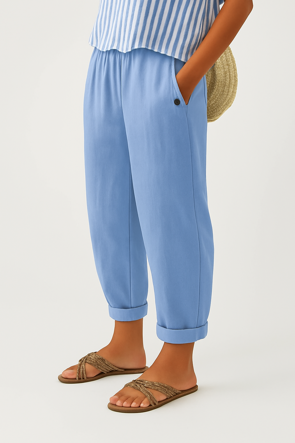 Raina - Pantalones de Lino y Algodón Atemporales