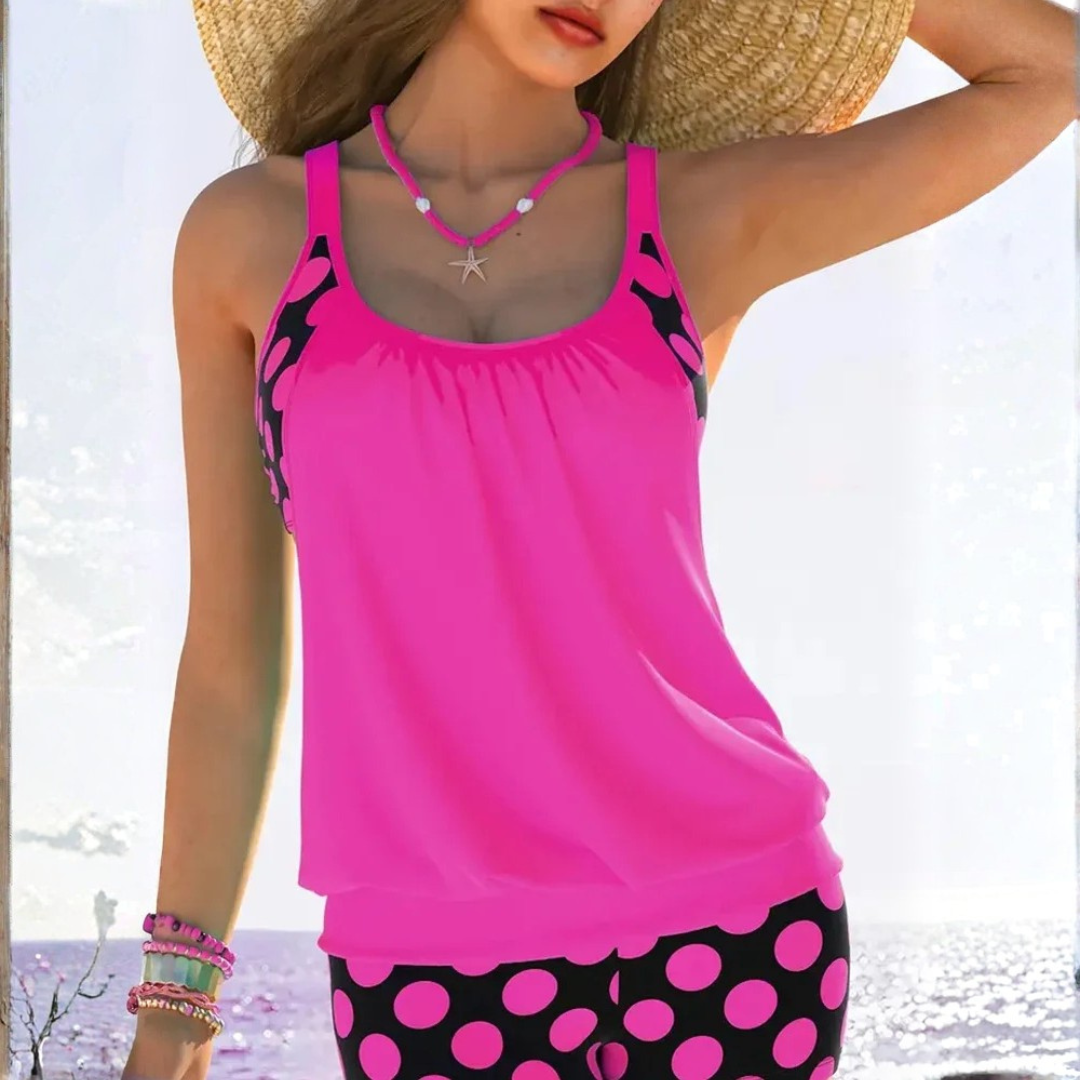 Azaria | Conjunto de Bikini con Lunares Huecos