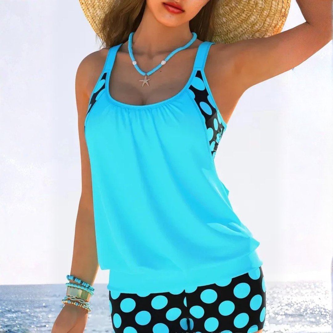 Azaria | Conjunto de Bikini con Lunares Huecos