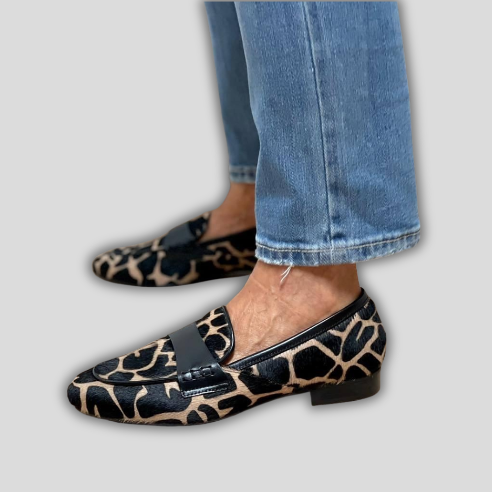 Noemi | Mocasines de estampado animal