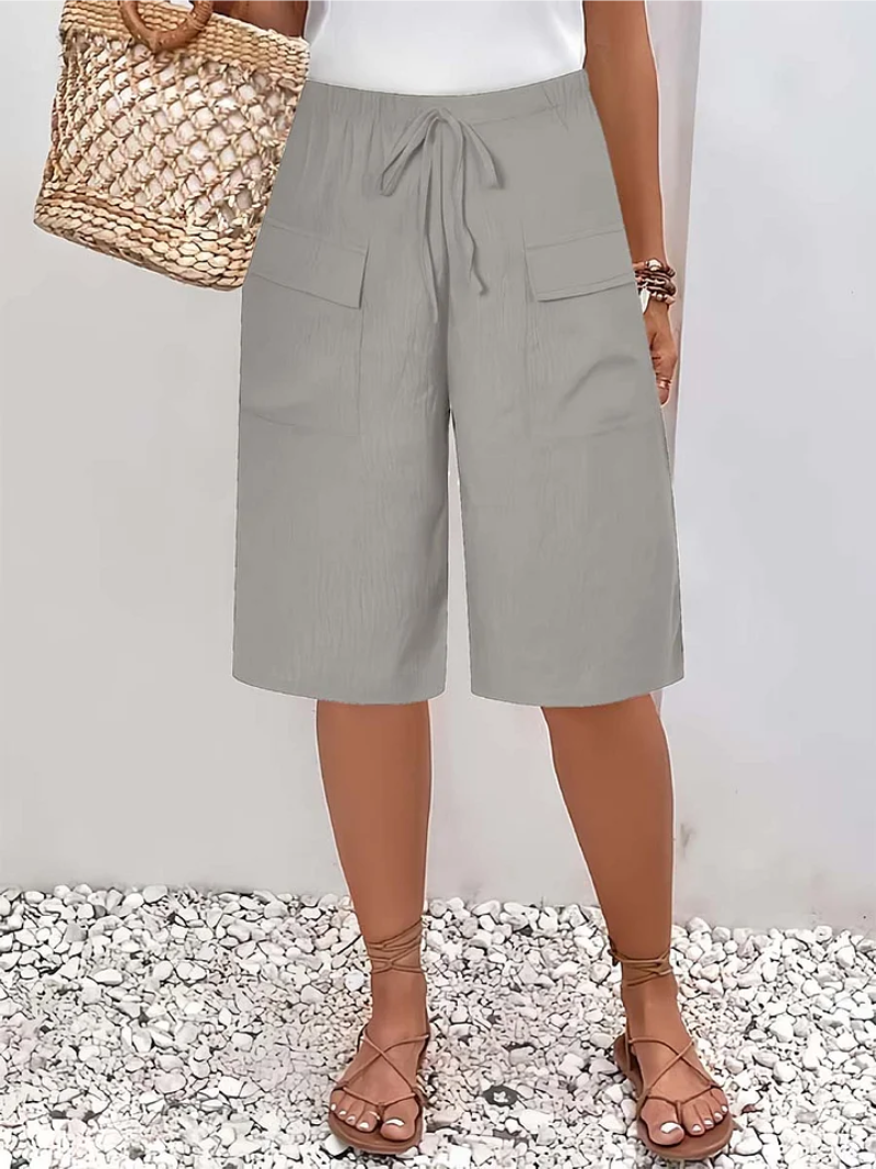 Rosa™ - Pantalones Cortos con Cintura Elástica