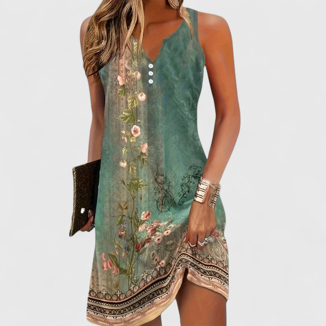 Maribel | Vestido Bohemio Sin Mangas