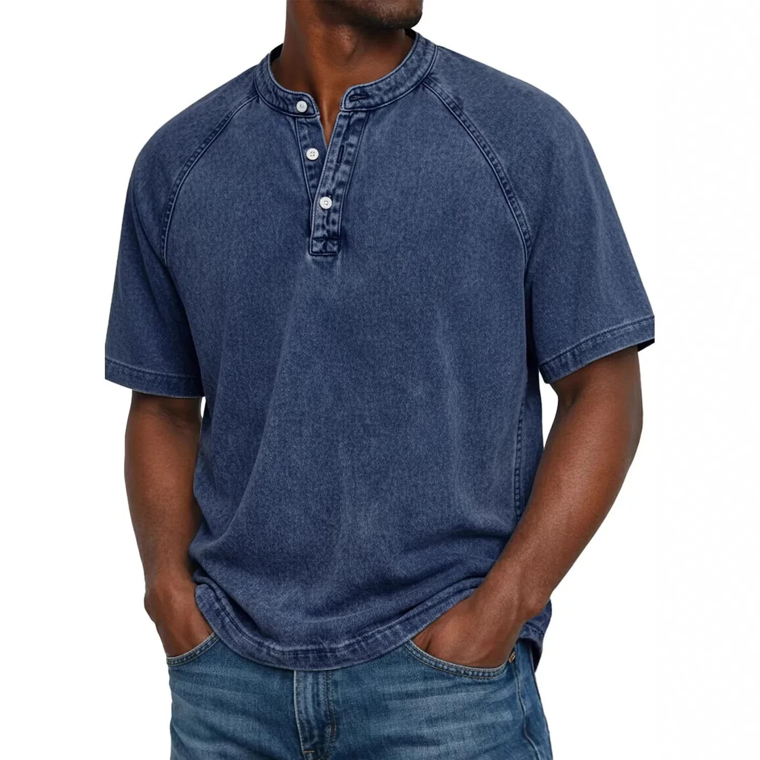 Cazel | Estilo Henley marino