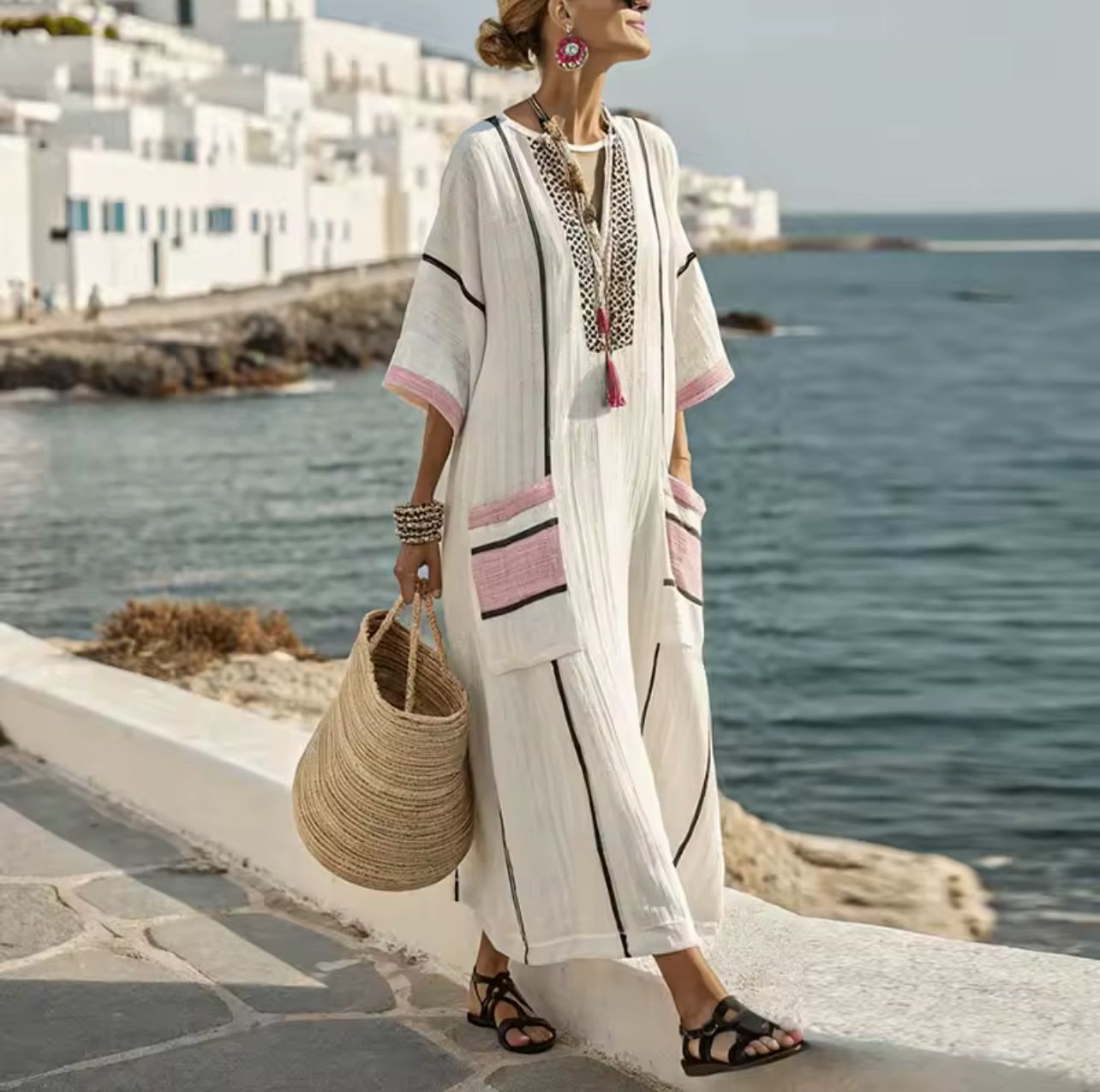 Elegante Mary - Vestido Largo para un Look Veraniego con Estilo