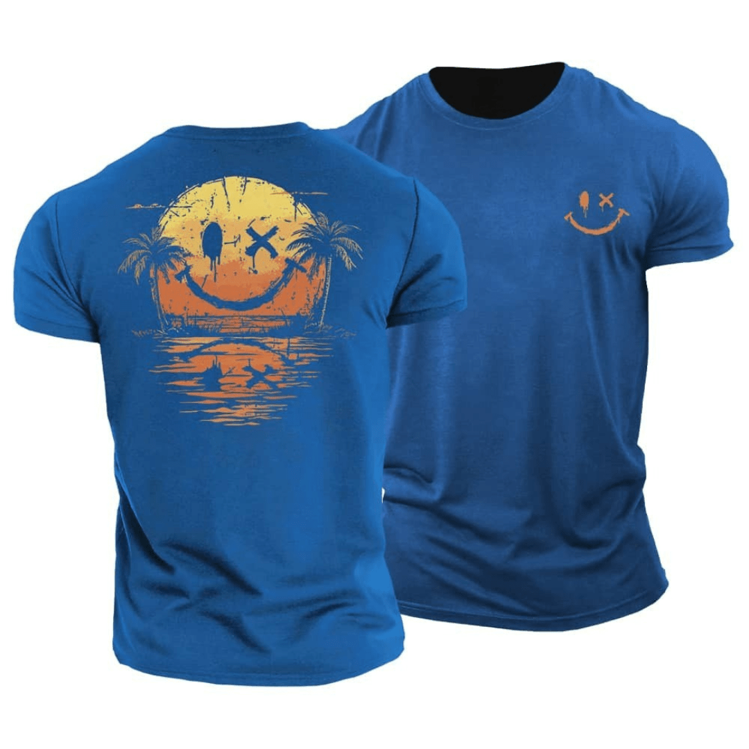 Camiseta Veraniego Smiley Mar
