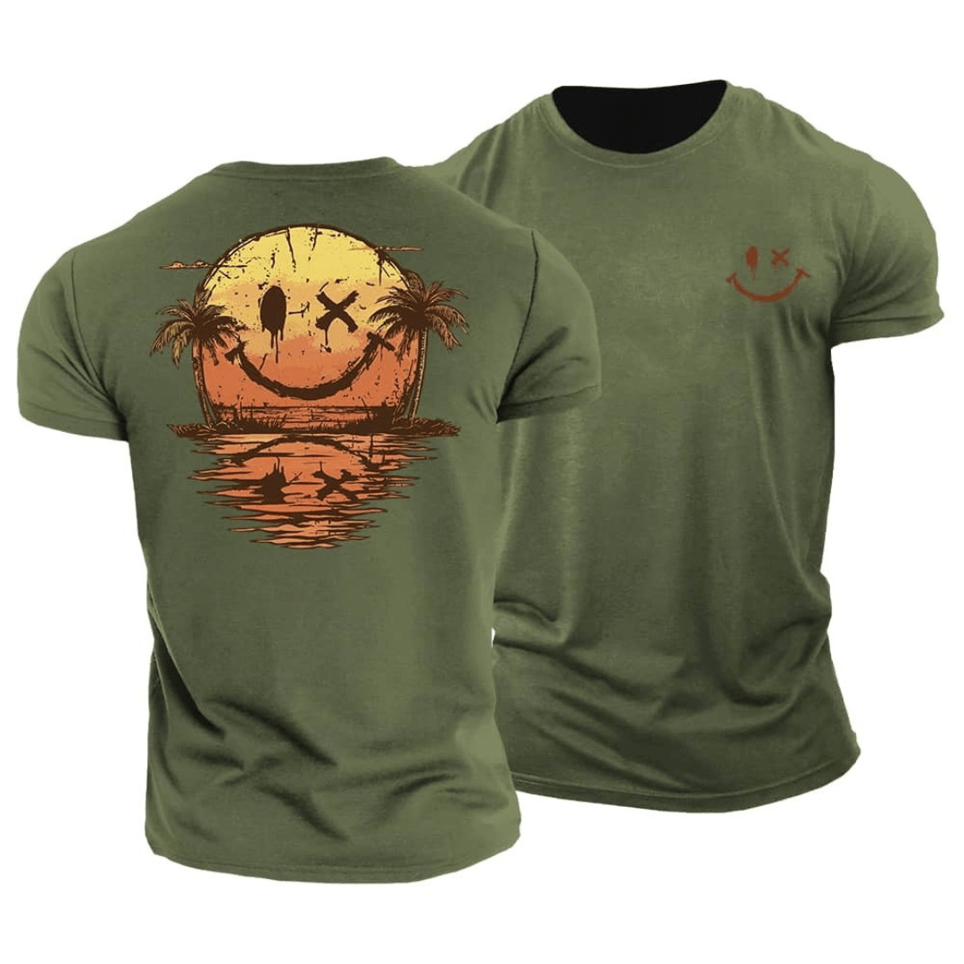 Camiseta Veraniego Smiley Mar