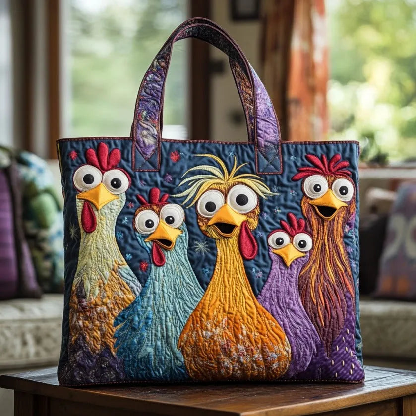 Cinco Gallinas - Bolsa Tote Colorida