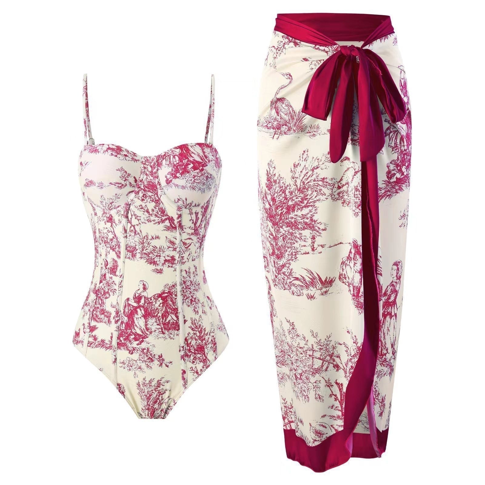 Mandy | Conjunto de Baño Elegante Impreso