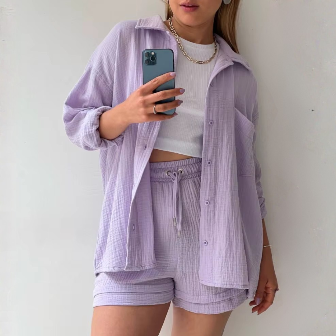 ADRIANNA | CONJUNTO VERANIEGO LIGERO Y CÓMODO
