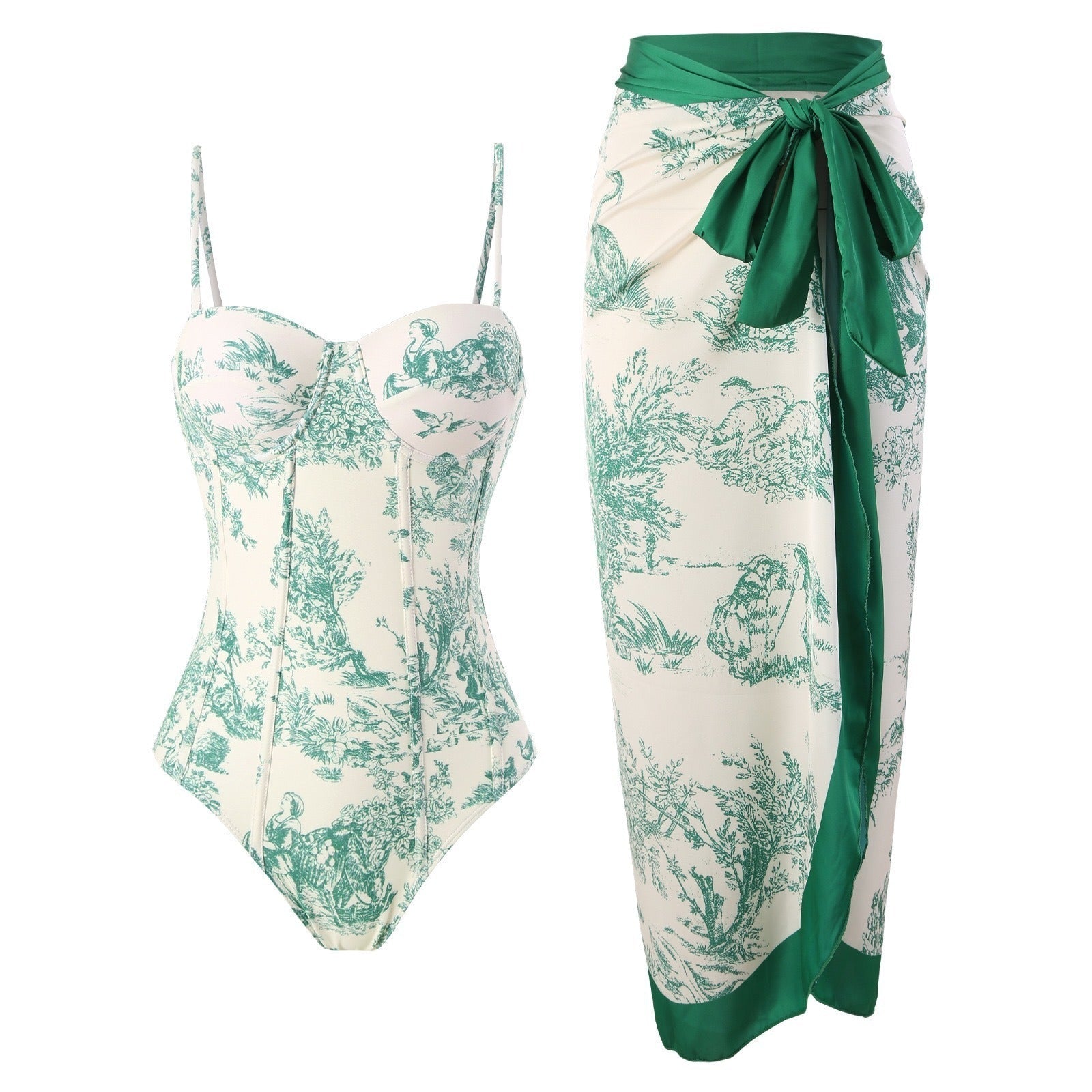 Mandy | Conjunto de Baño Elegante Impreso