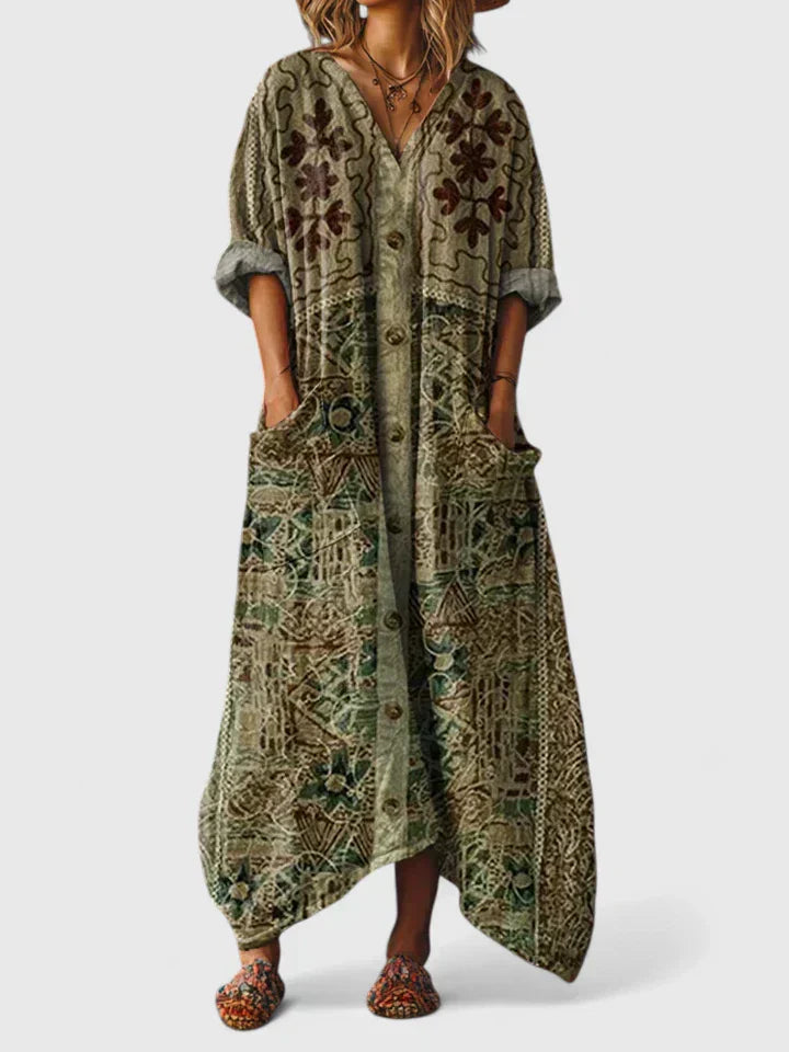 Marinthe – Vestido con escote en V