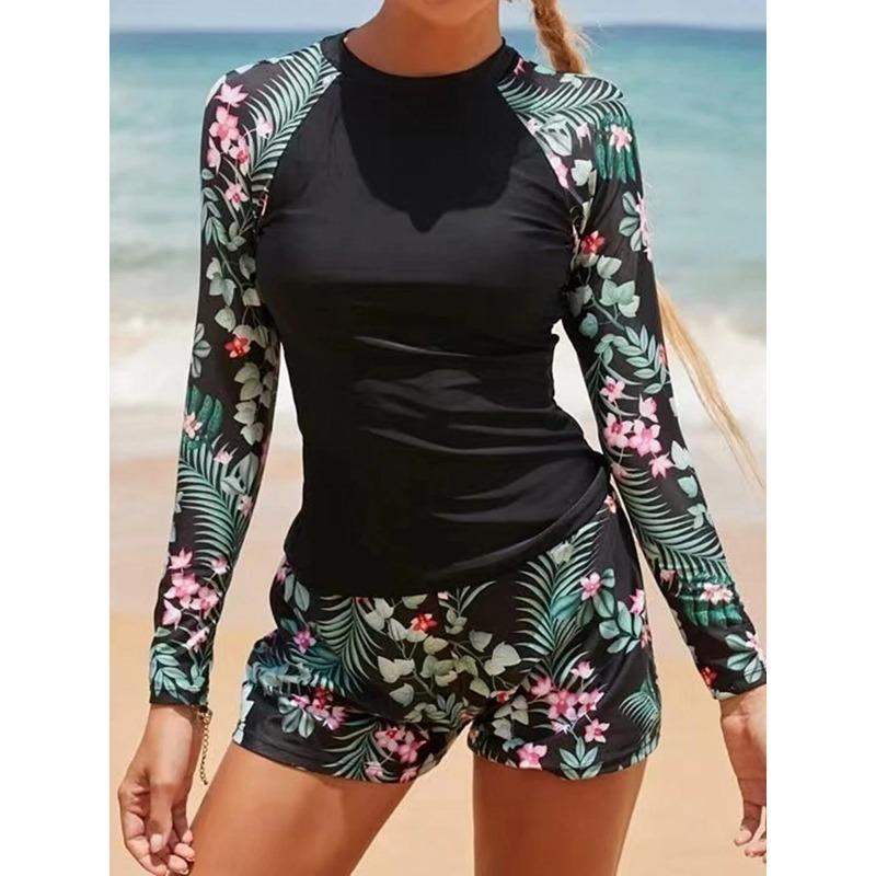 Noa | Traje de baño de dos piezas con mangas largas para surf