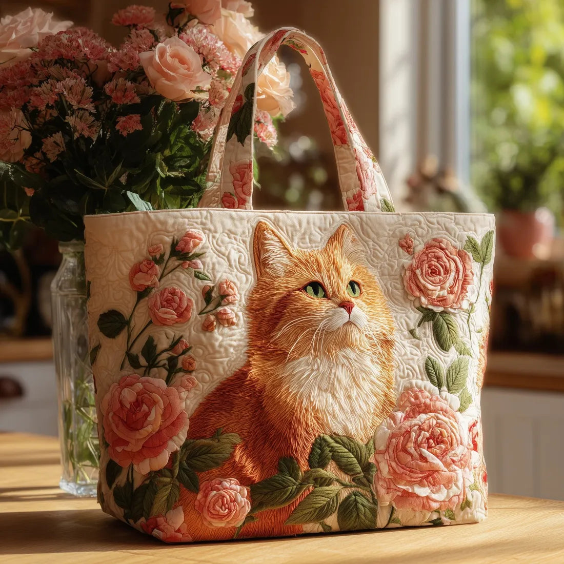 Rosa - Bolsa Tote Acolchada