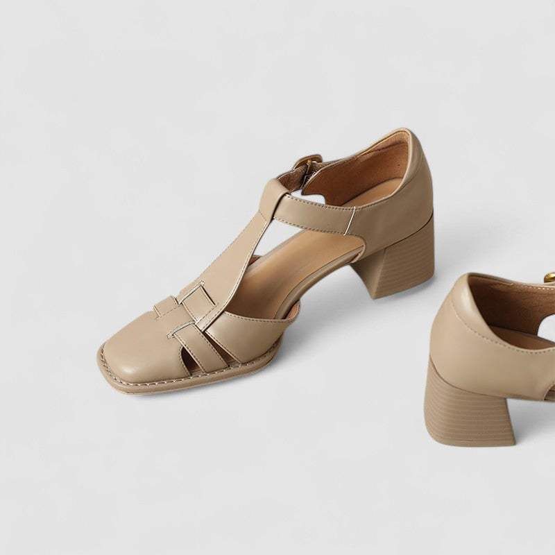 Scarlett™ – Tacones ortopédicos de bloque con correa en T