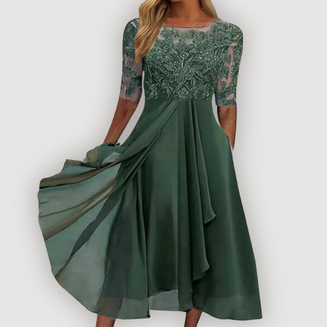 Paula | Vestido Elegante de Chiffon