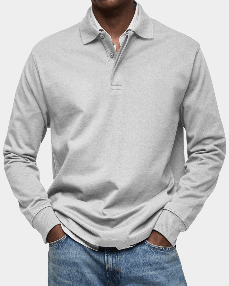 Vicente | Polo de lente cómoda con manga larga