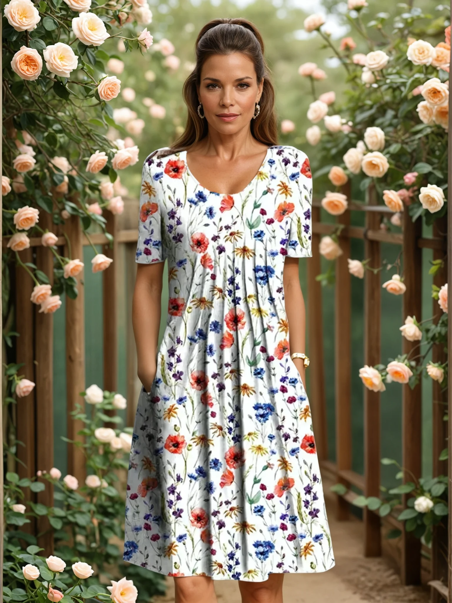 Sara | Vestido Elegante con Cobertura de Barriga