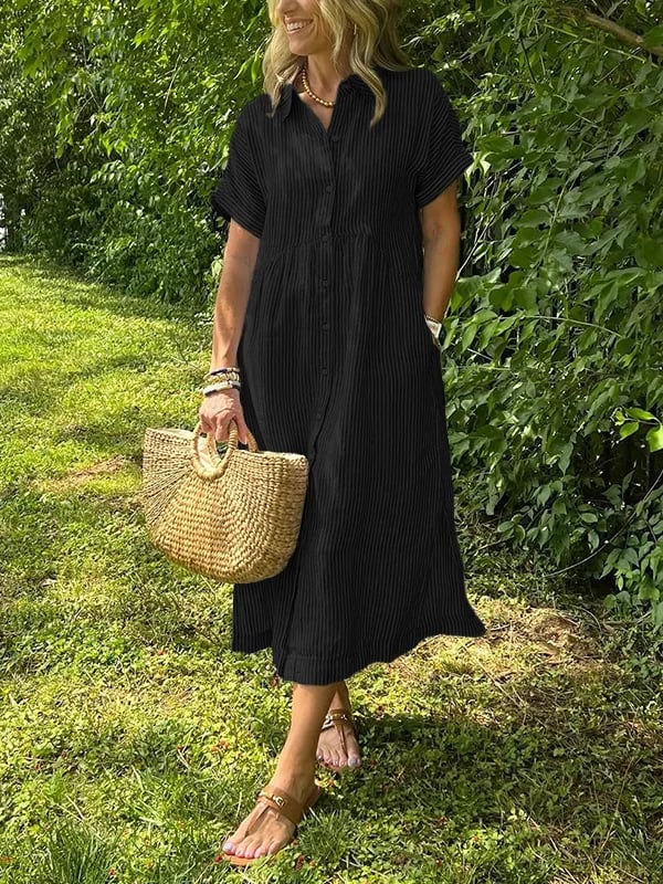 Mia | Vestido Elegante a Rayas