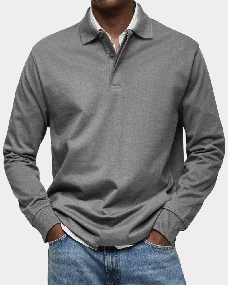 Vicente | Polo de lente cómoda con manga larga