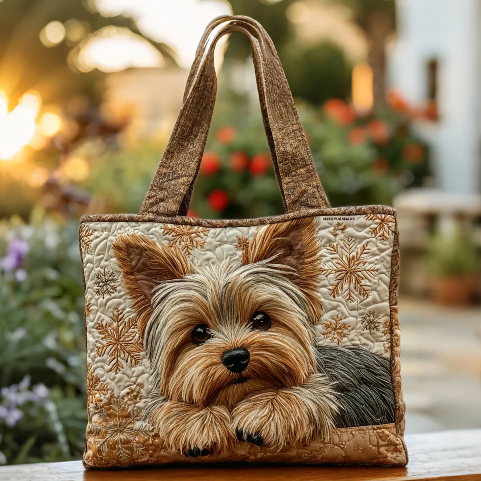 Yorkie - Tote Bag Acolchado Chic