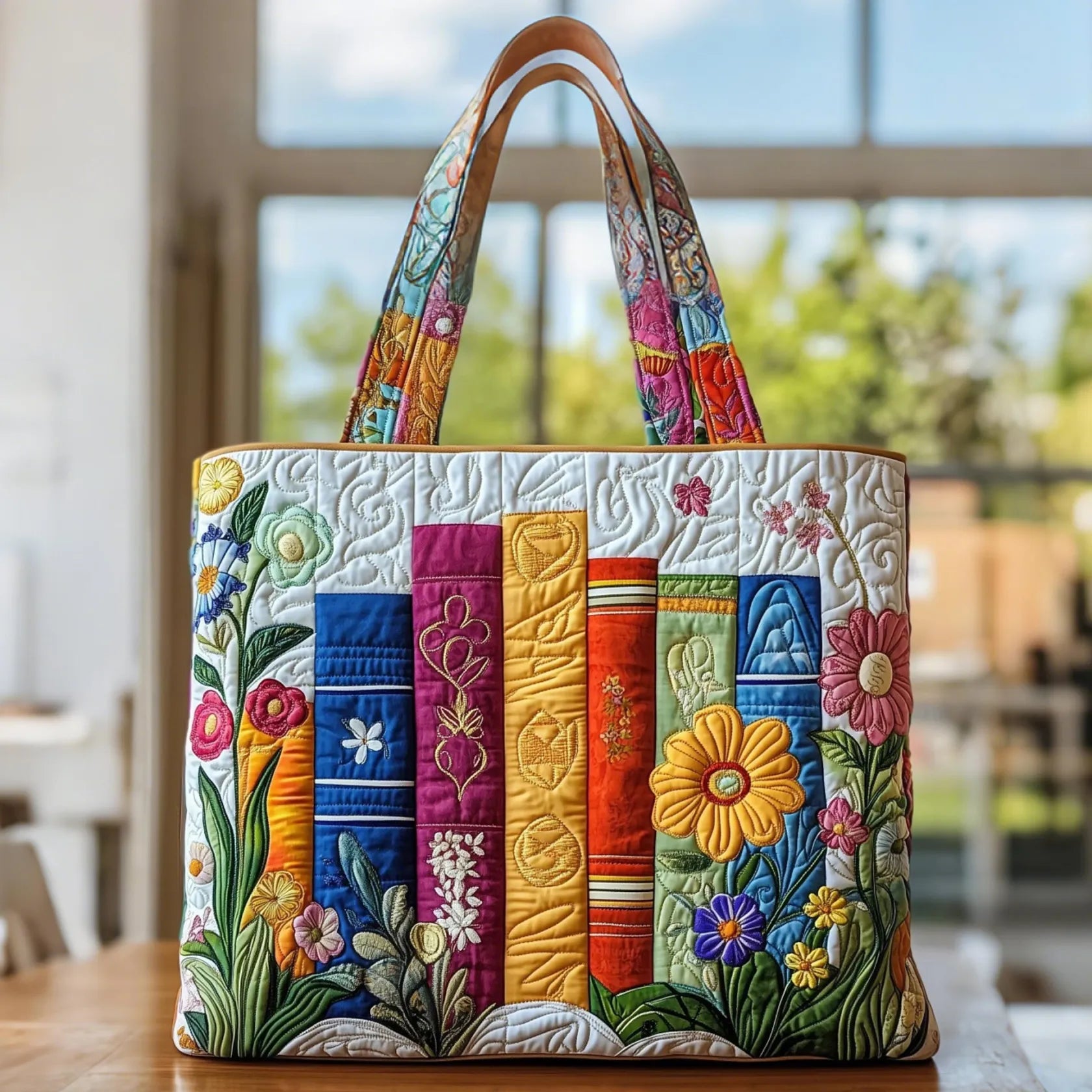 Fleur - Bolsa Tote Acolchada Festiva