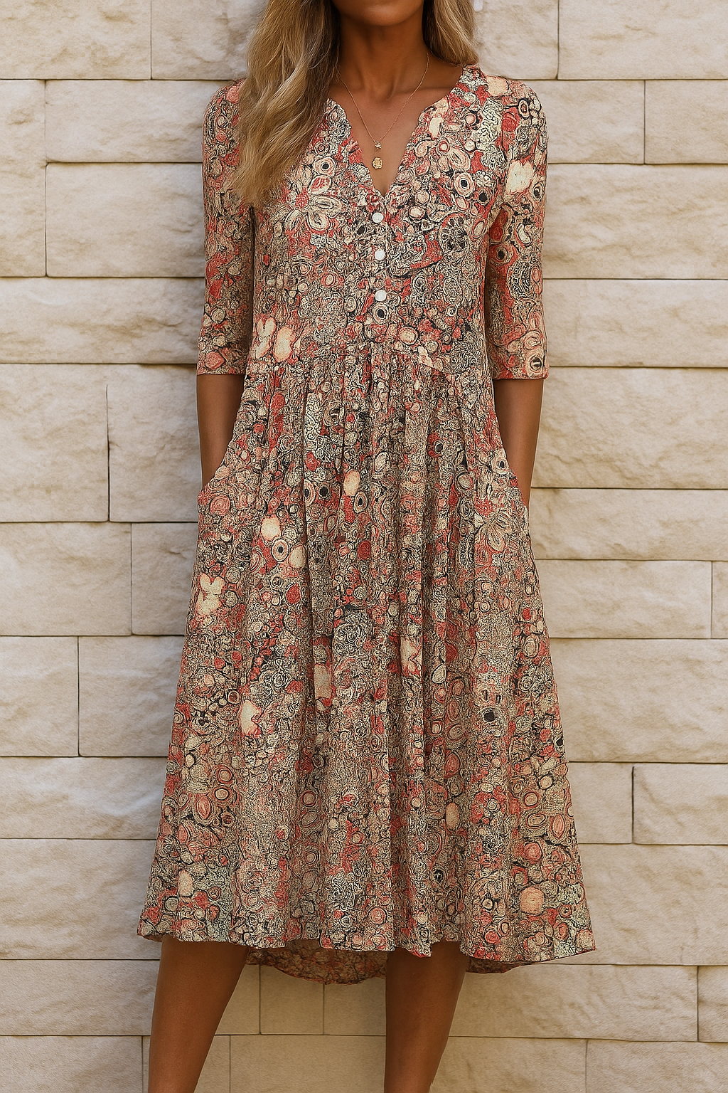 Harlow | Vestido Elegante con Escote en V