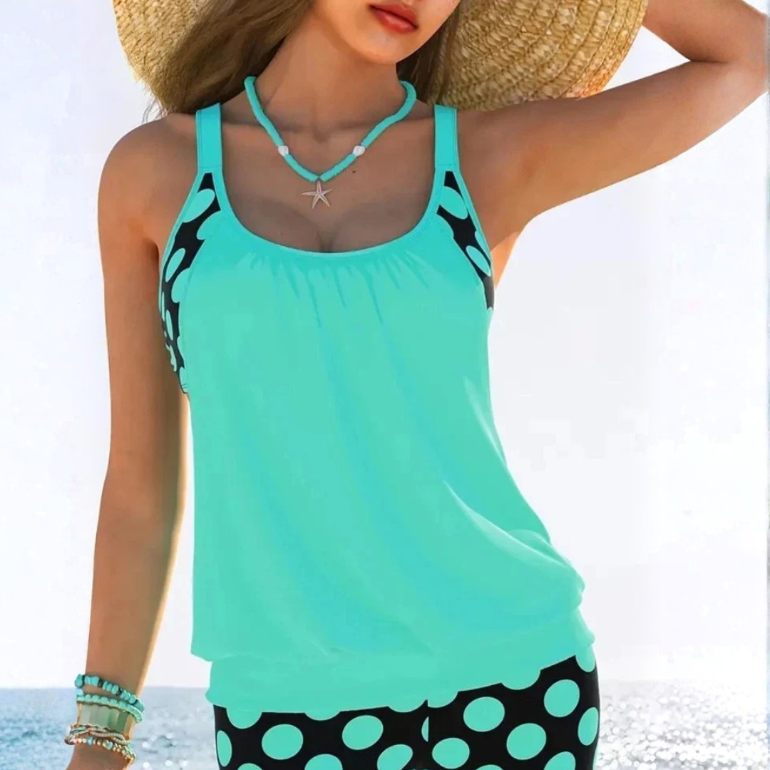 Azaria | Conjunto de Bikini con Lunares Huecos