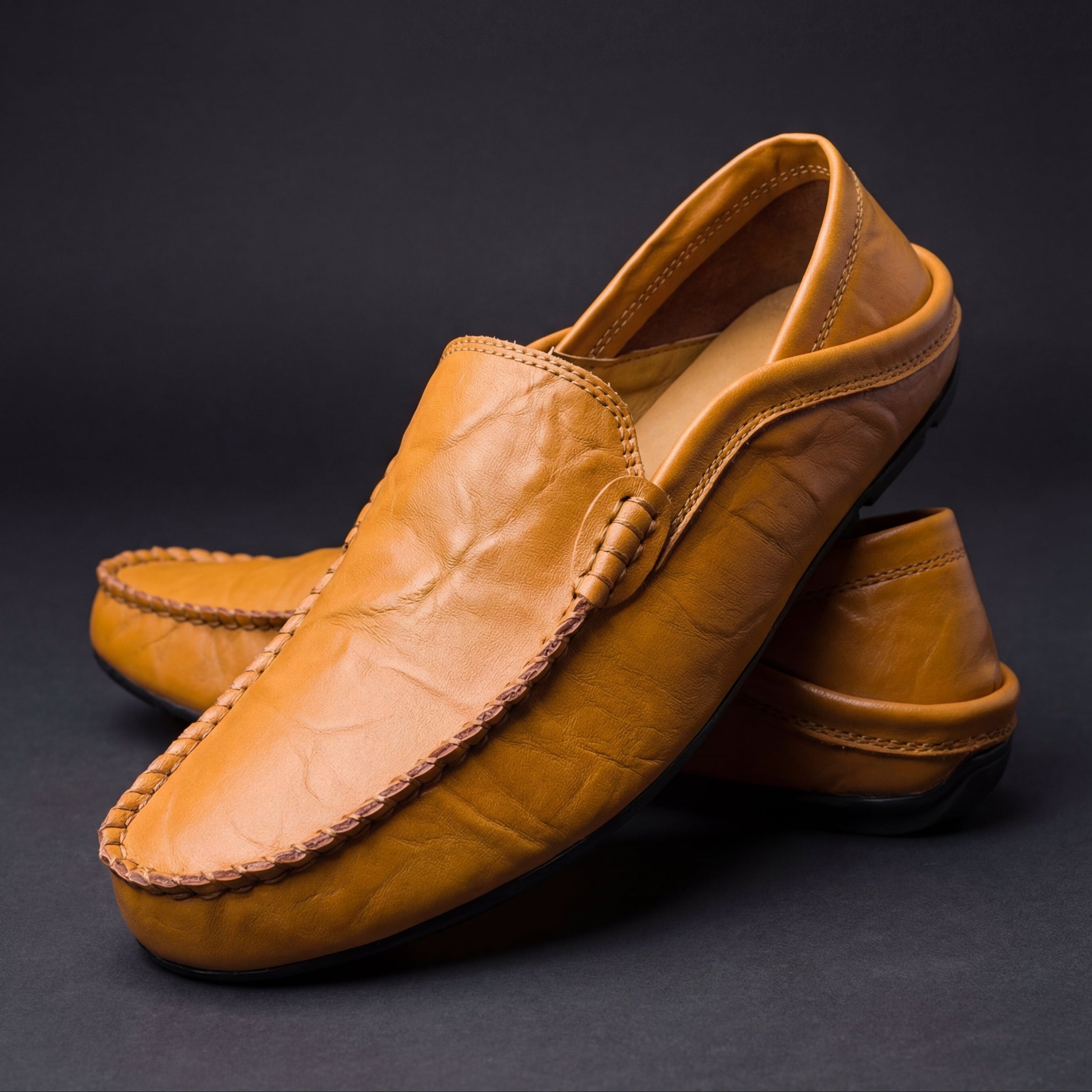 Tristan | Mocasines de cuero vegano casuales