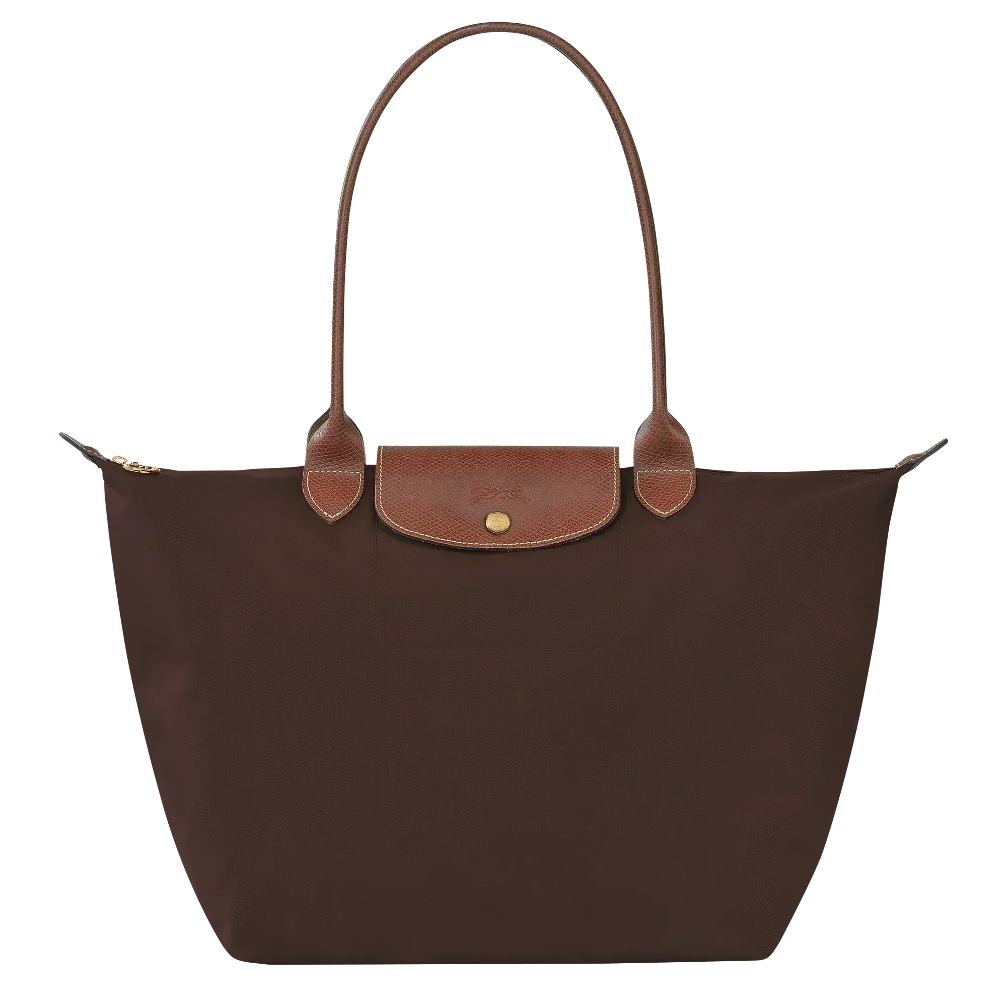 Gran bolso Le Pliage - Marrón oscuro