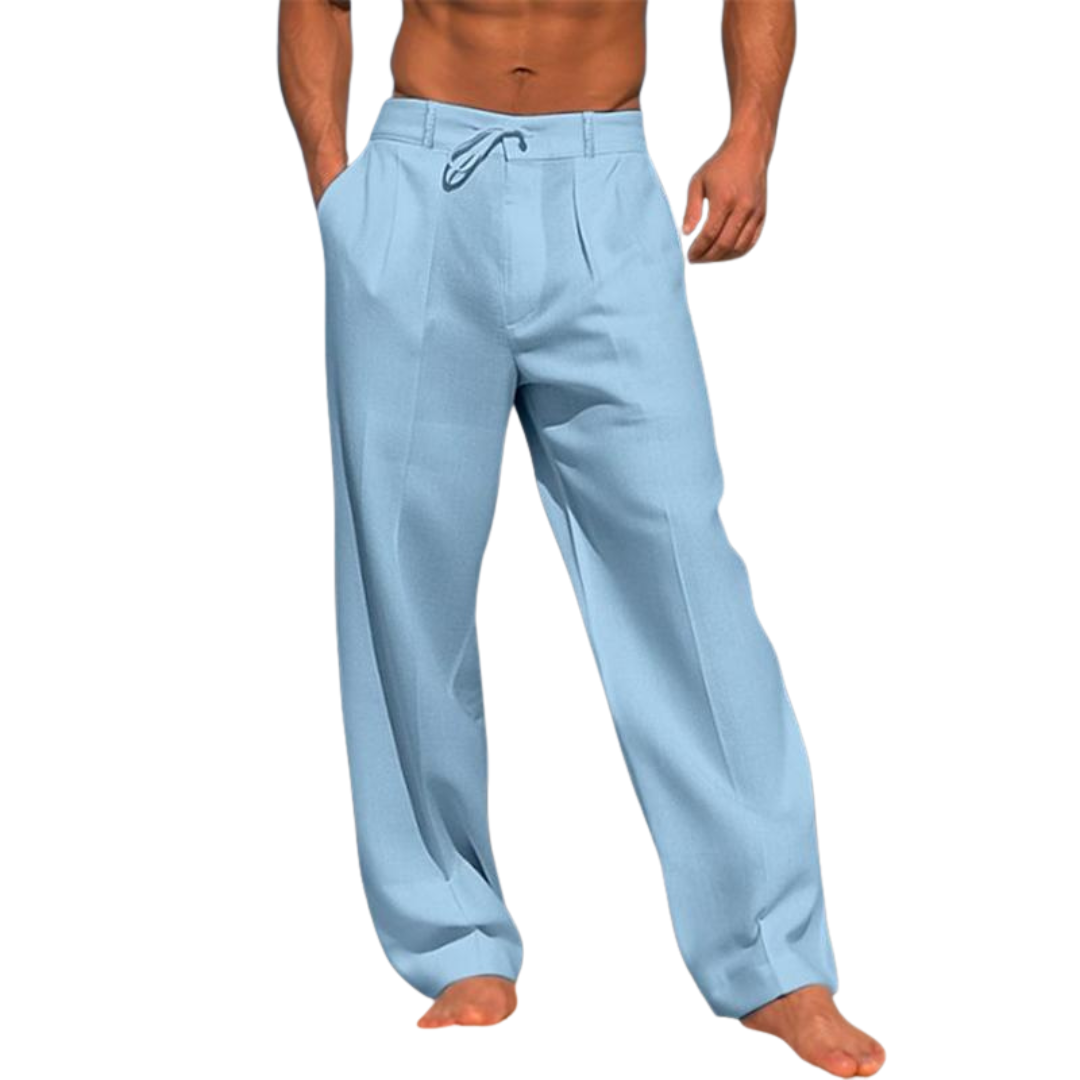 Luciano | Pantalones de Lino Liso