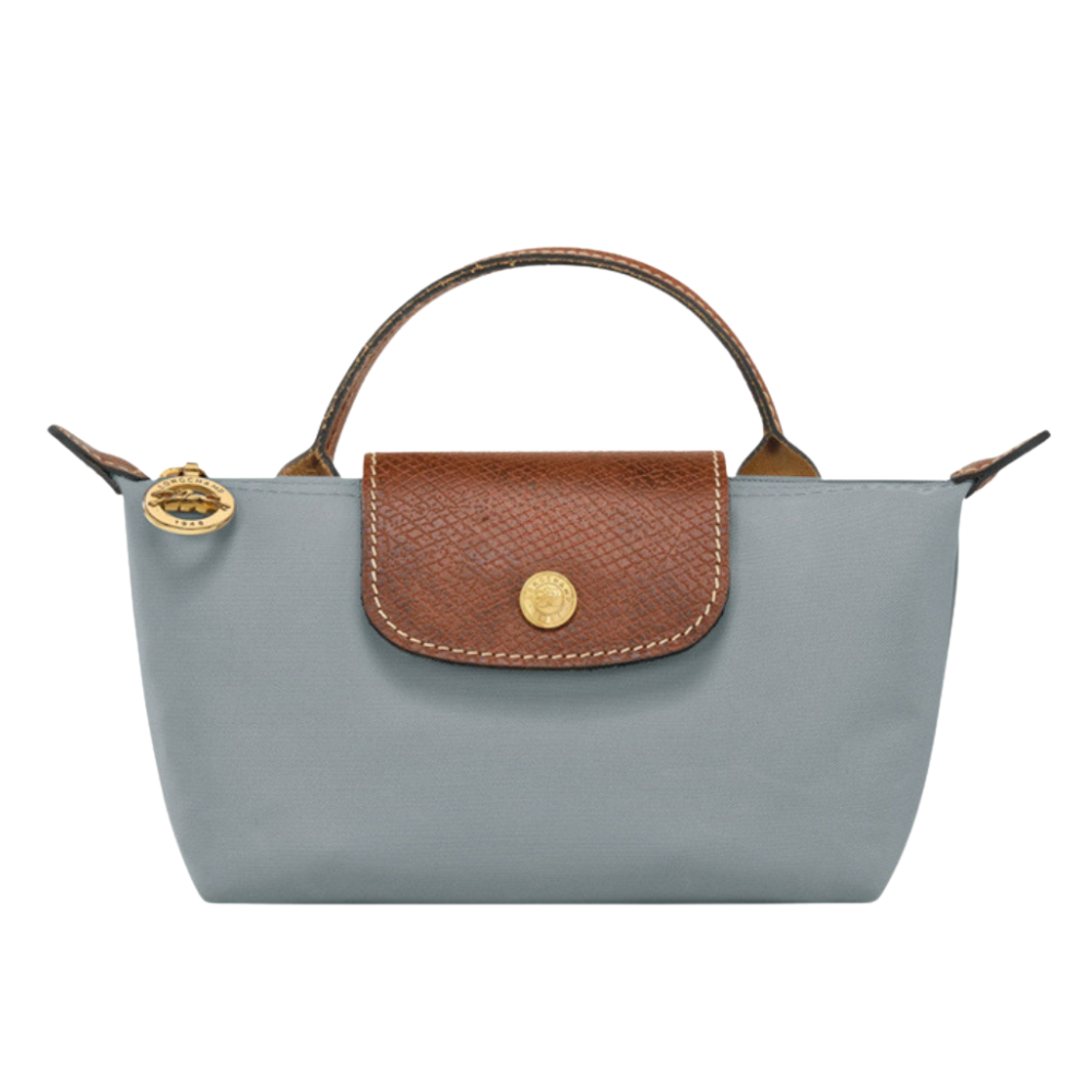 Mini Bolso Le Pliage - Gris Claro