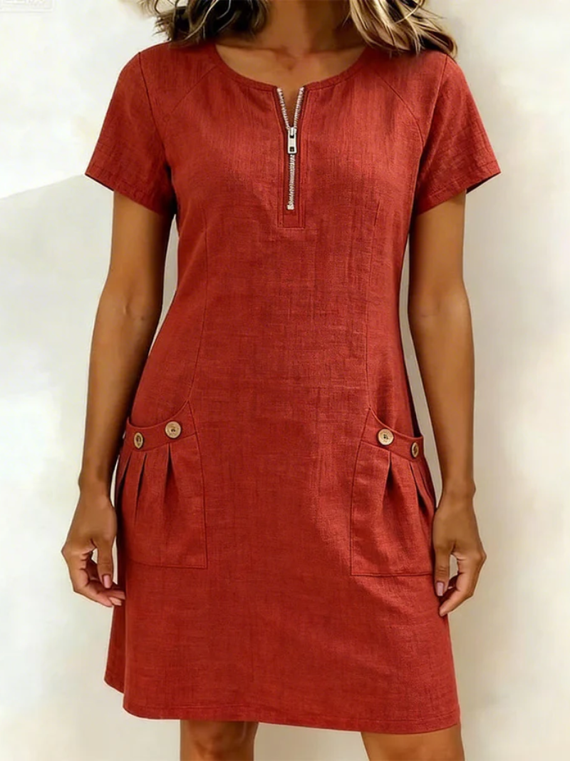 Rosalie – Vestido con detalle de cremallera